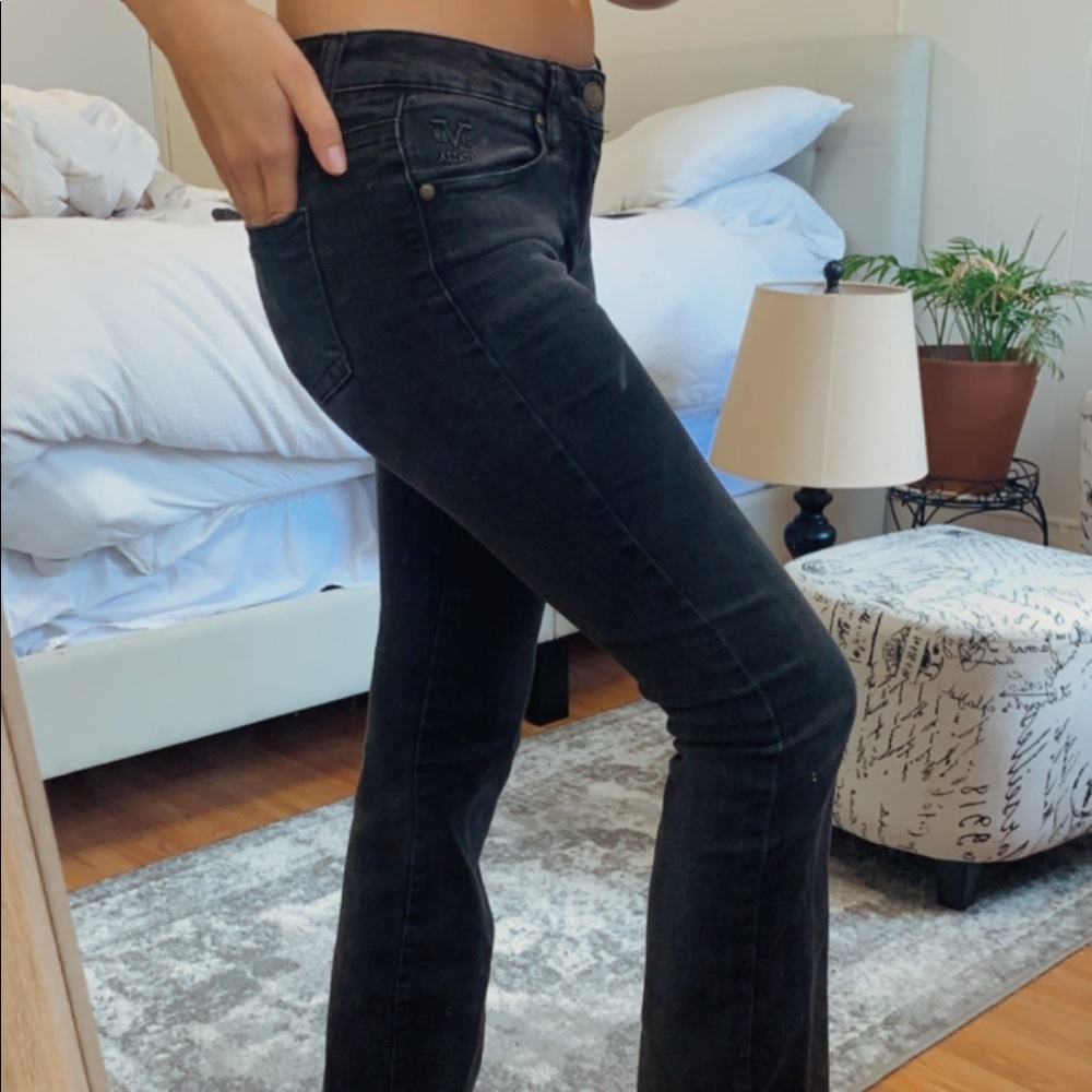 Versace 19.69 Black Stretch Denim Jeans